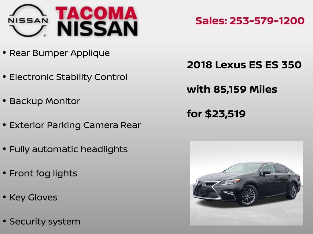 2018 Lexus ES 350