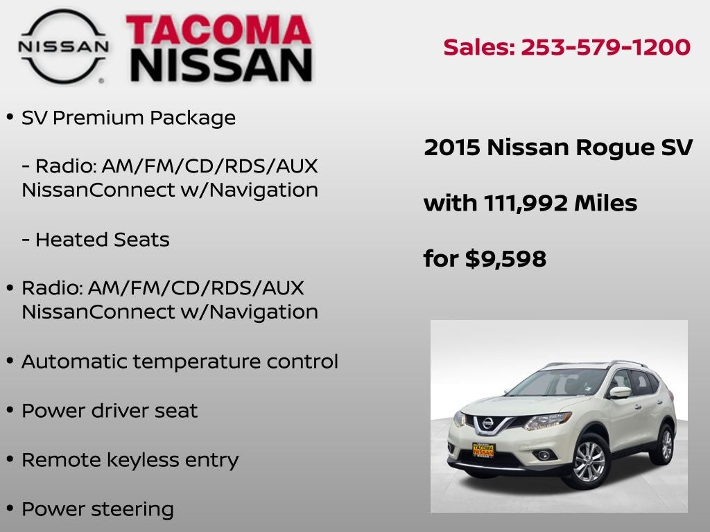 2015 Nissan Rogue SV