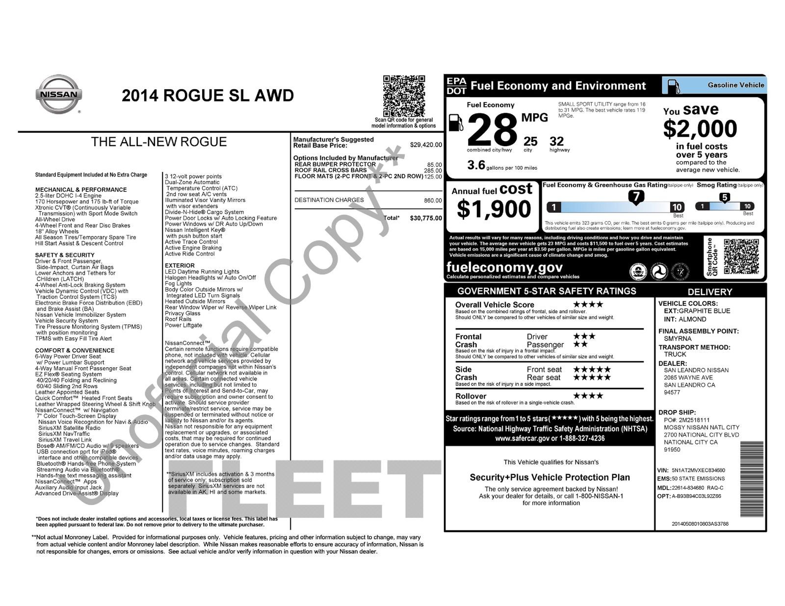 2014 Nissan Rogue SL