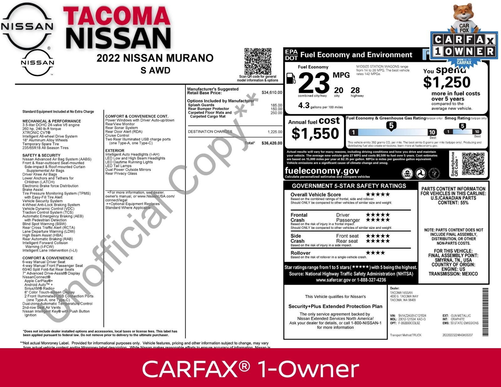 2022 Nissan Murano S