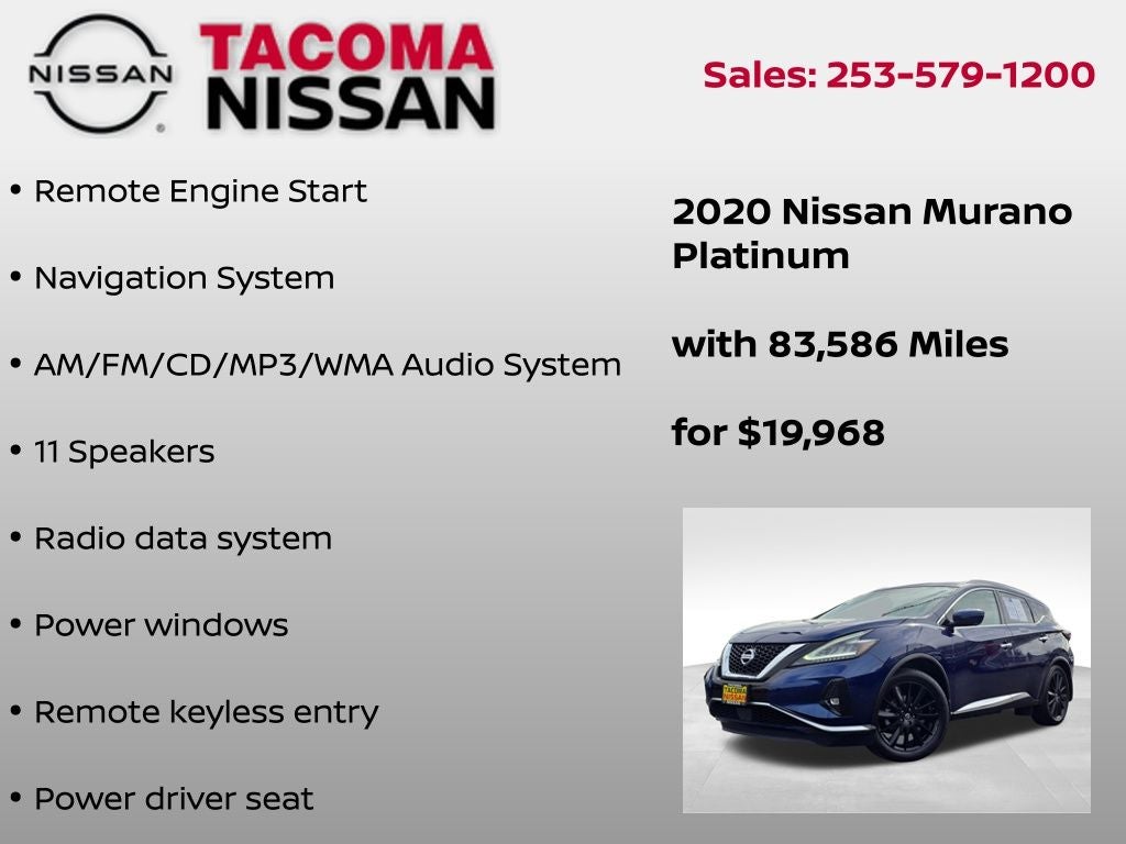 2020 Nissan Murano Platinum