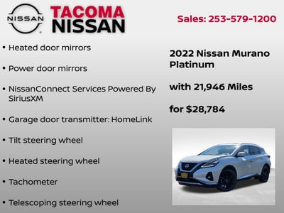 2022 Nissan Murano Platinum
