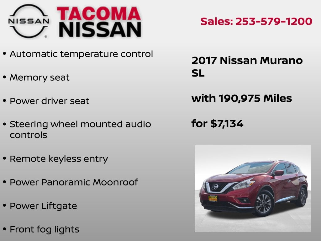 2017 Nissan Murano SL