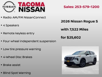 2026 Nissan Rogue S