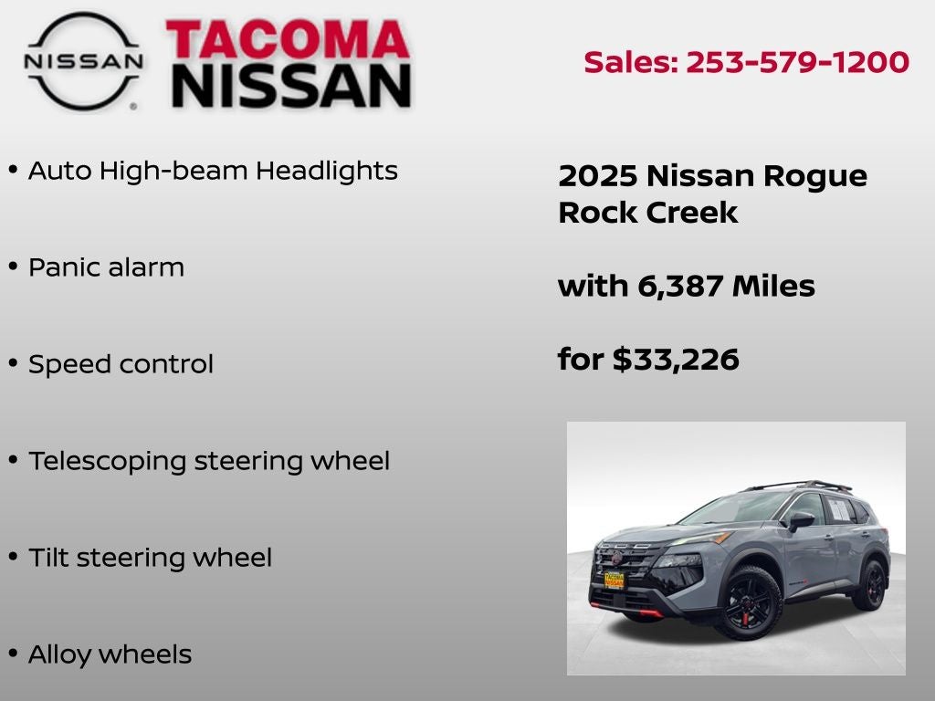 2025 Nissan Rogue Rock Creek