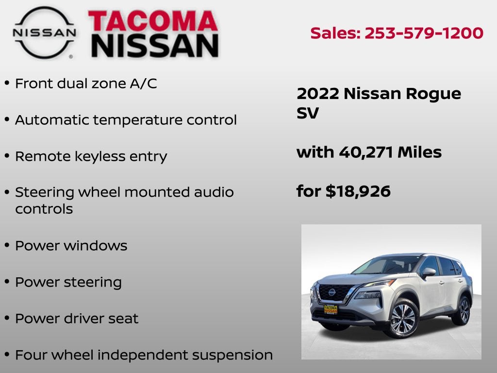 2022 Nissan Rogue SV
