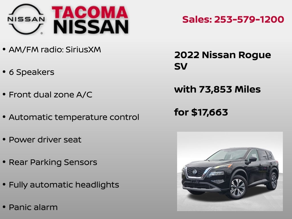 2022 Nissan Rogue SV