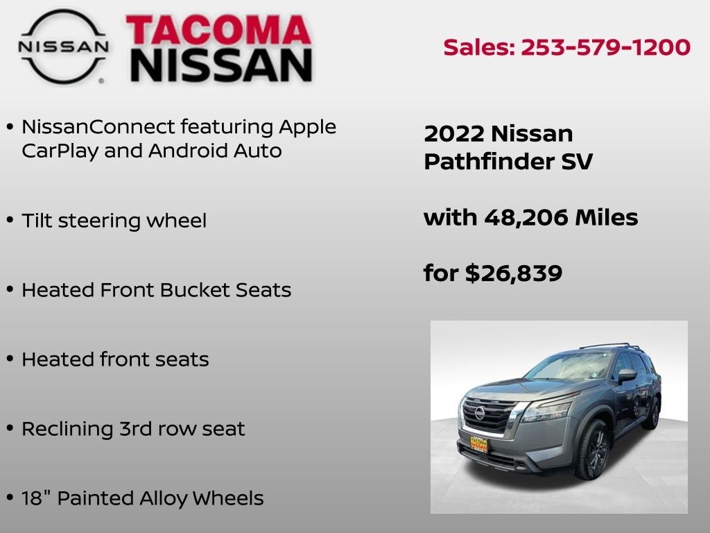 2022 Nissan Pathfinder SV