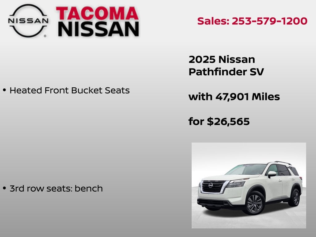 2025 Nissan Pathfinder SV
