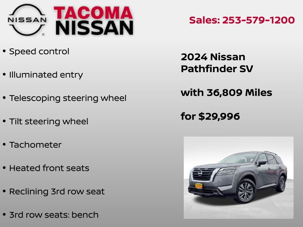 2024 Nissan Pathfinder SV