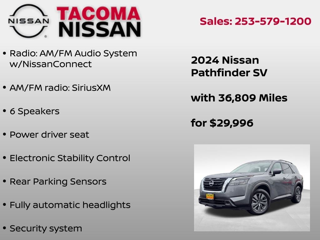 2024 Nissan Pathfinder SV