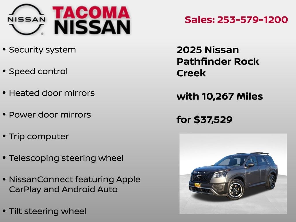 2025 Nissan Pathfinder Rock Creek