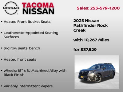 2025 Nissan Pathfinder Rock Creek