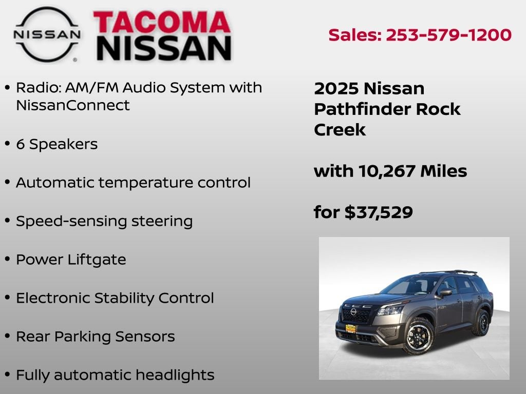 2025 Nissan Pathfinder Rock Creek