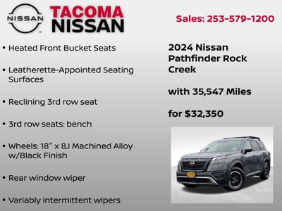 2024 Nissan Pathfinder Rock Creek
