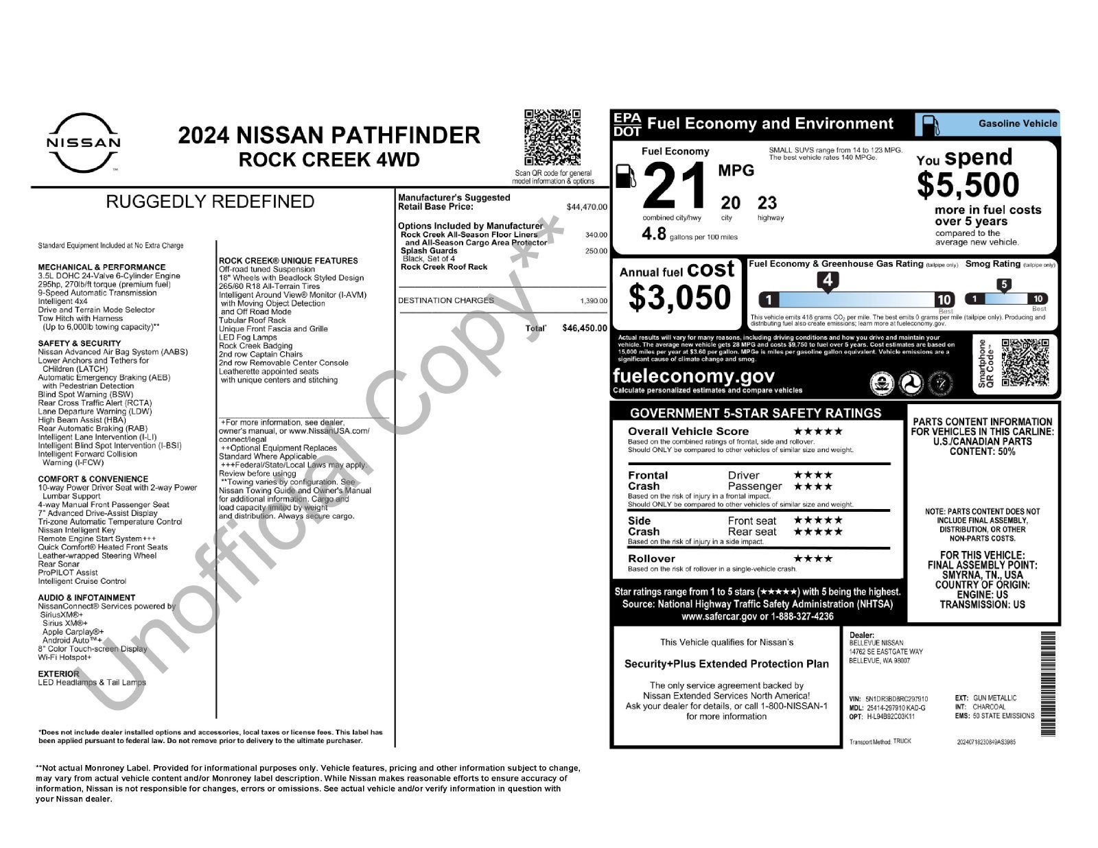 2024 Nissan Pathfinder Rock Creek