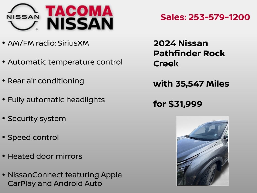2024 Nissan Pathfinder Rock Creek