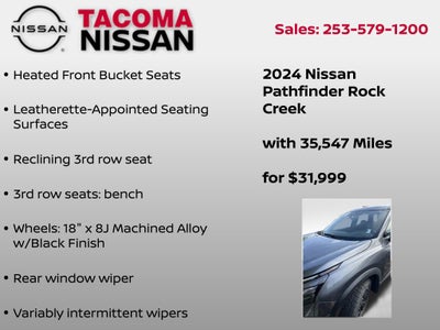 2024 Nissan Pathfinder Rock Creek