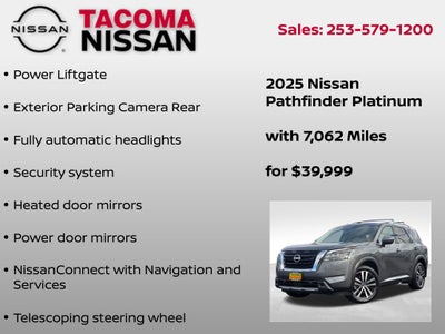 2025 Nissan Pathfinder Platinum