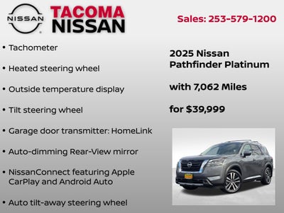 2025 Nissan Pathfinder Platinum