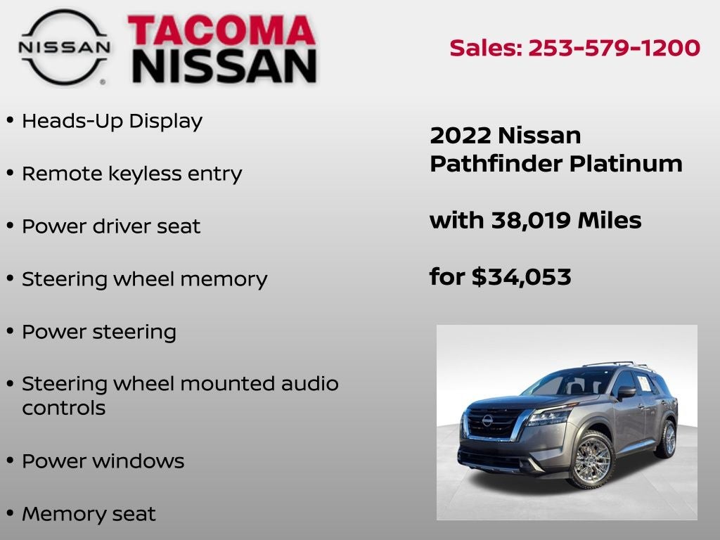 2022 Nissan Pathfinder Platinum
