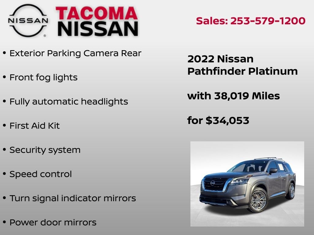 2022 Nissan Pathfinder Platinum