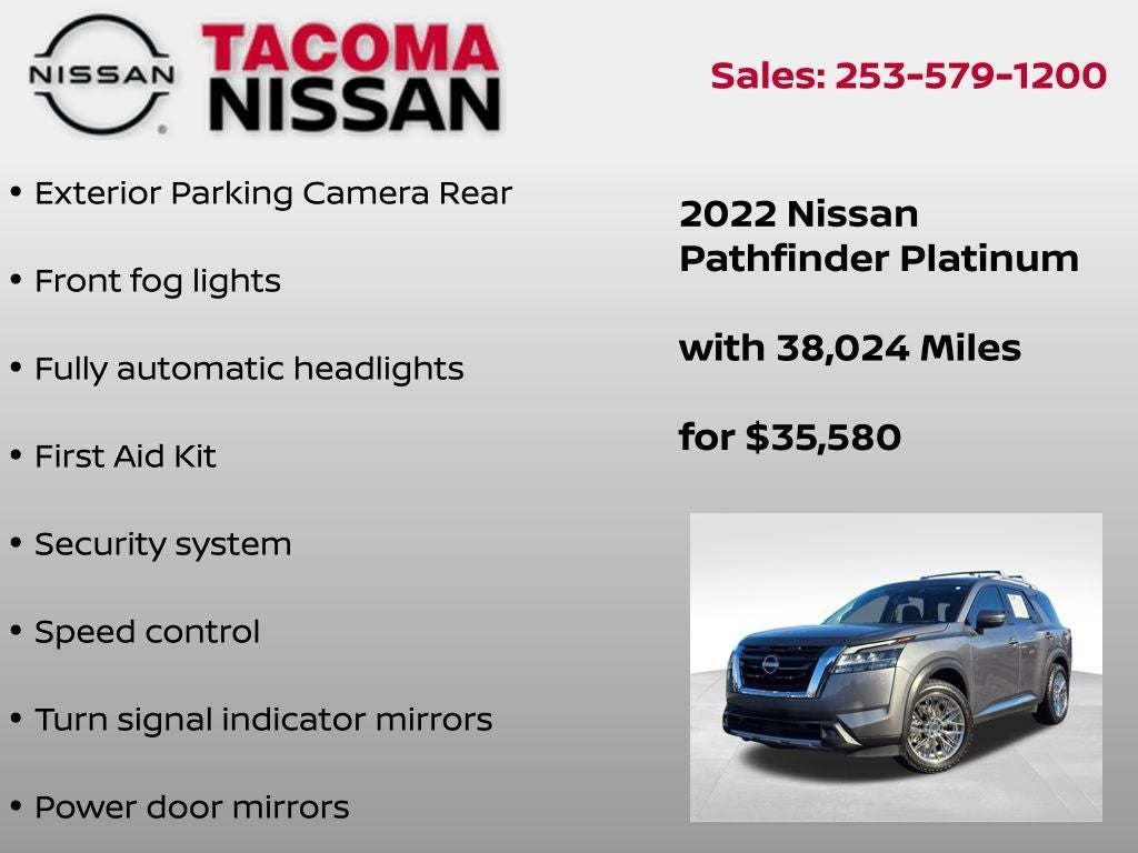 2022 Nissan Pathfinder Platinum