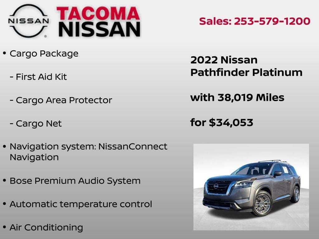 2022 Nissan Pathfinder Platinum