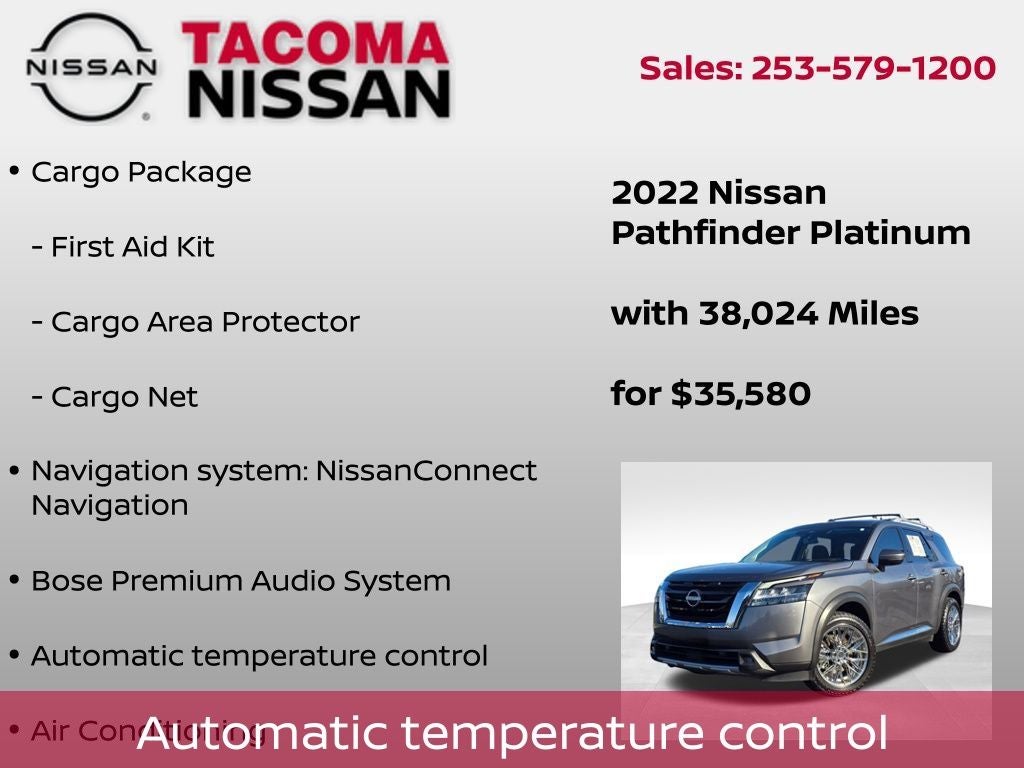 2022 Nissan Pathfinder Platinum
