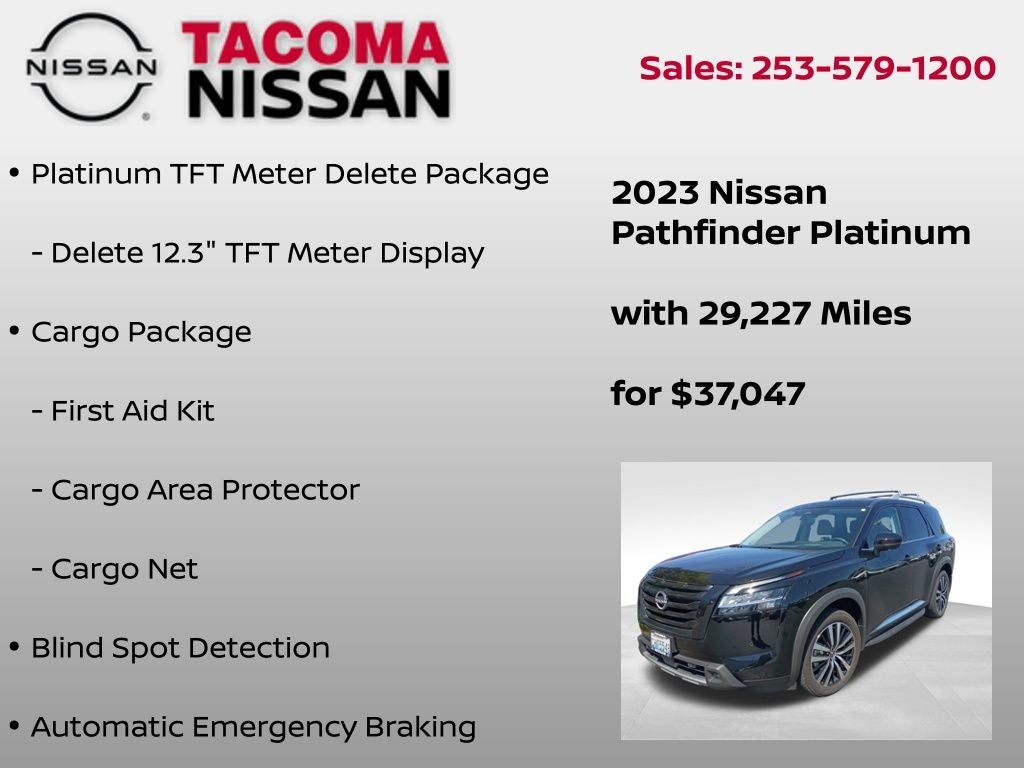 2023 Nissan Pathfinder Platinum