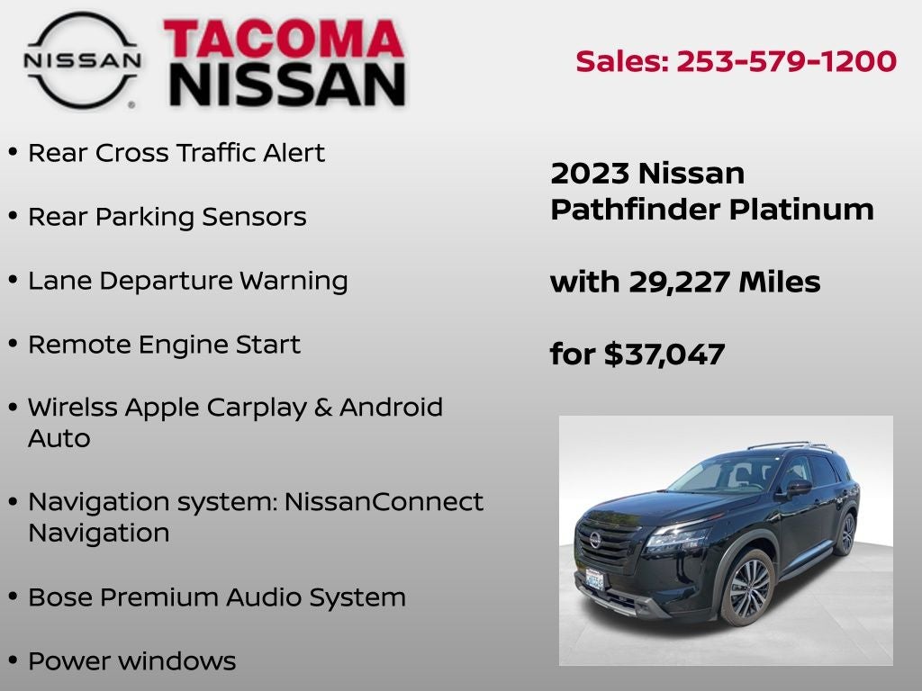 2023 Nissan Pathfinder Platinum