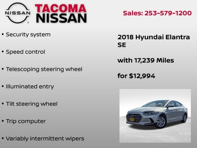 2018 Hyundai Elantra SE