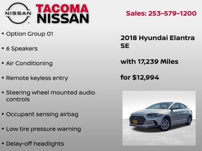 2018 Hyundai Elantra SE