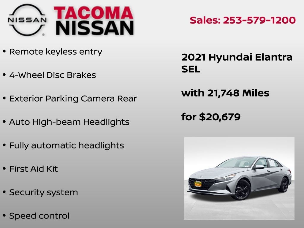 2021 Hyundai Elantra SEL