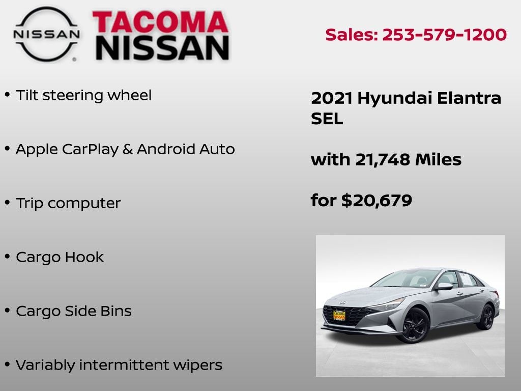 2021 Hyundai Elantra SEL