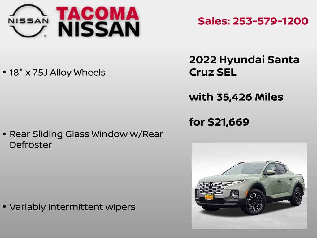 2022 Hyundai Santa Cruz SEL