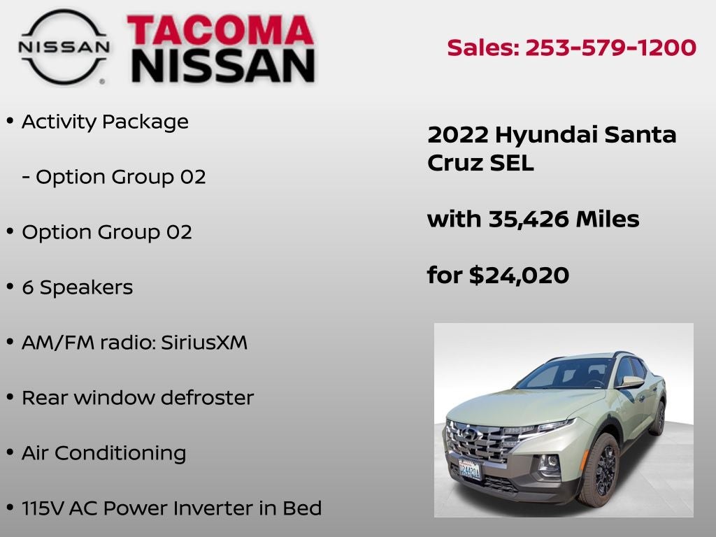 2022 Hyundai Santa Cruz SEL