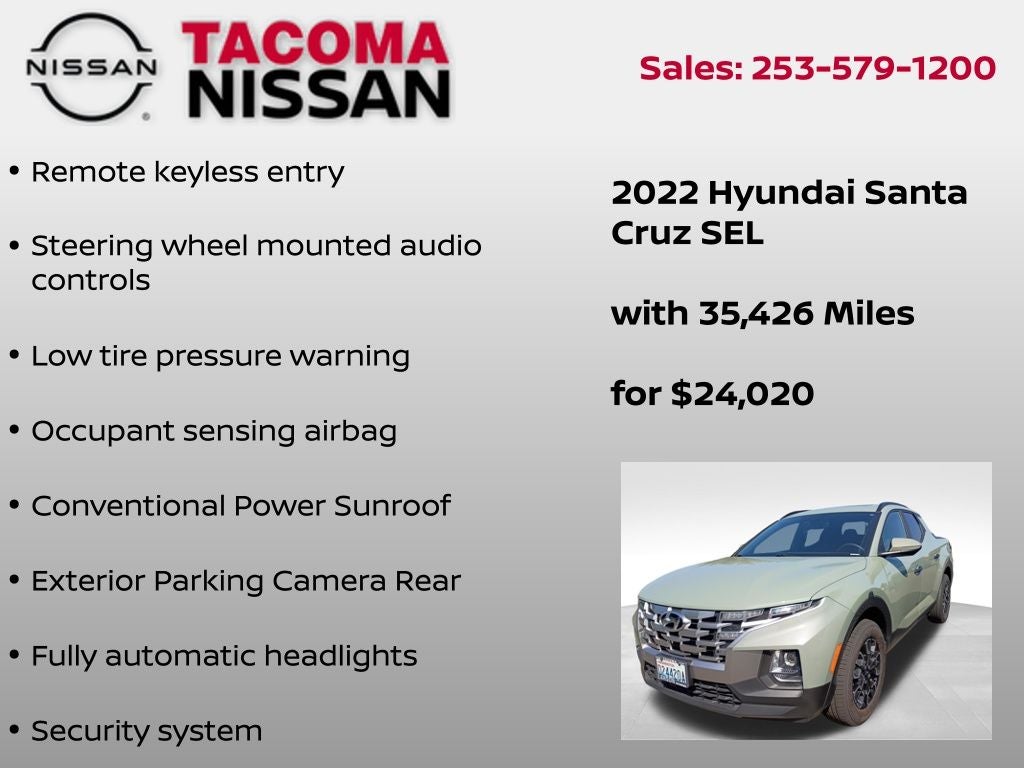 2022 Hyundai Santa Cruz SEL