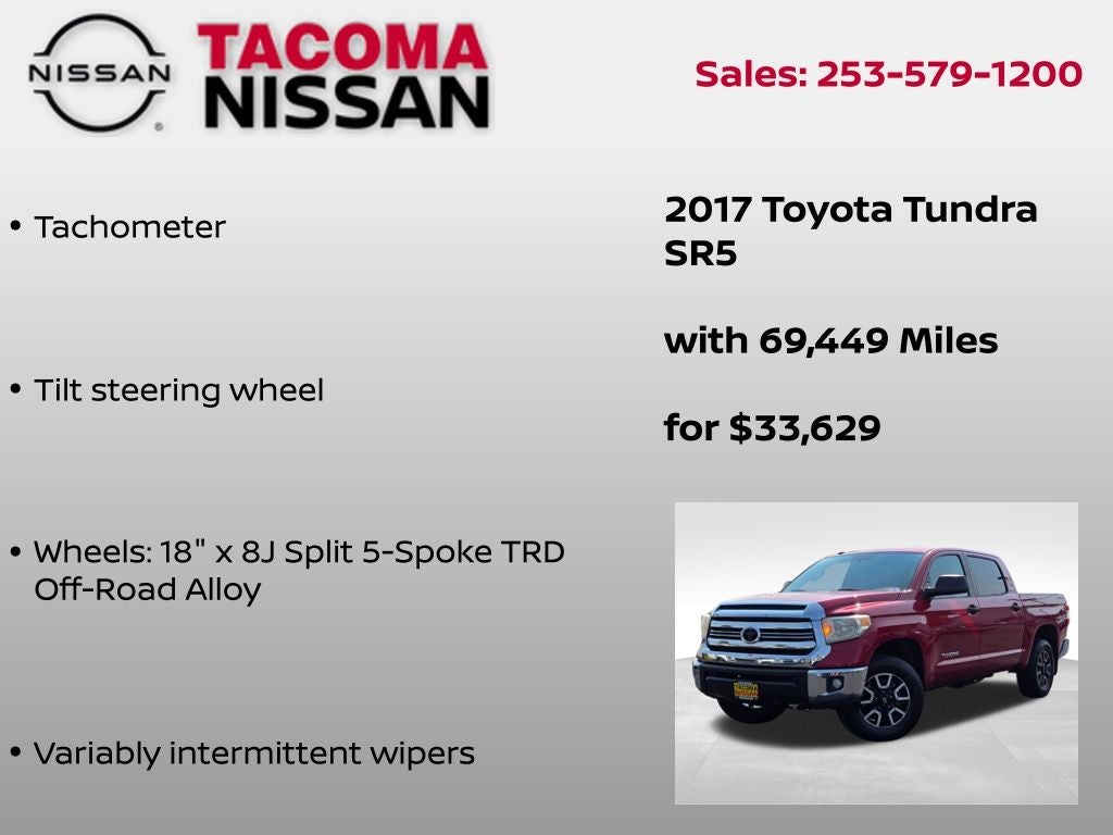 2017 Toyota Tundra SR5 4.6L V8