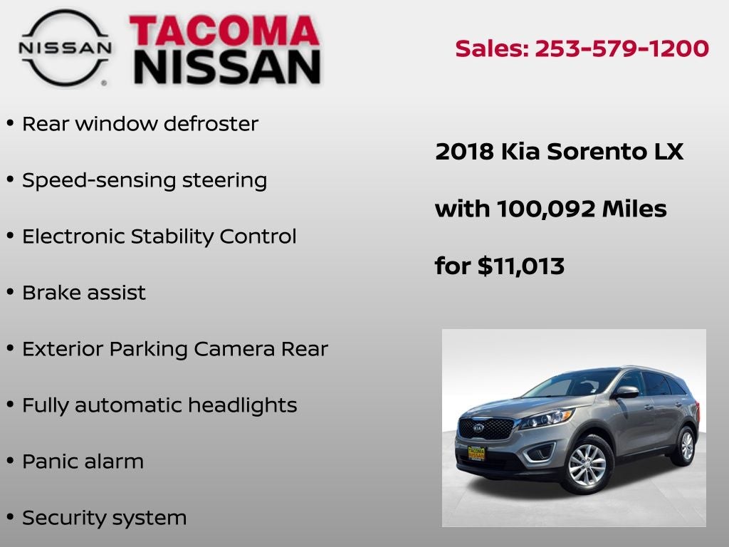 2018 Kia Sorento LX