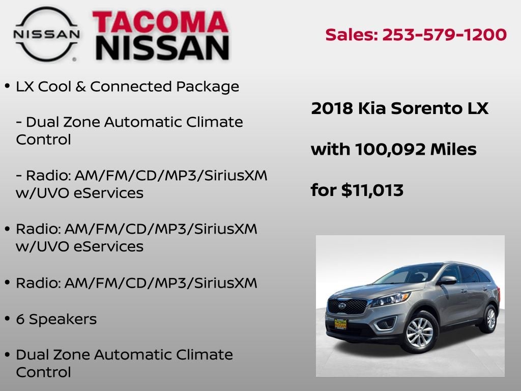 2018 Kia Sorento LX