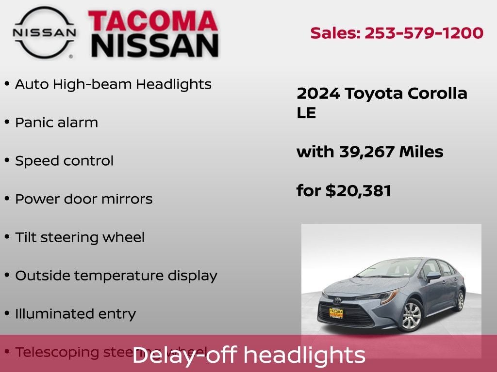 2024 Toyota Corolla LE