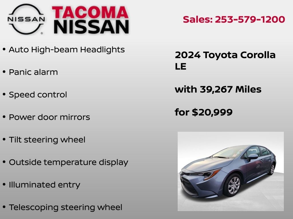 2024 Toyota Corolla LE