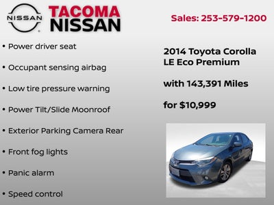 2014 Toyota Corolla LE ECO Premium