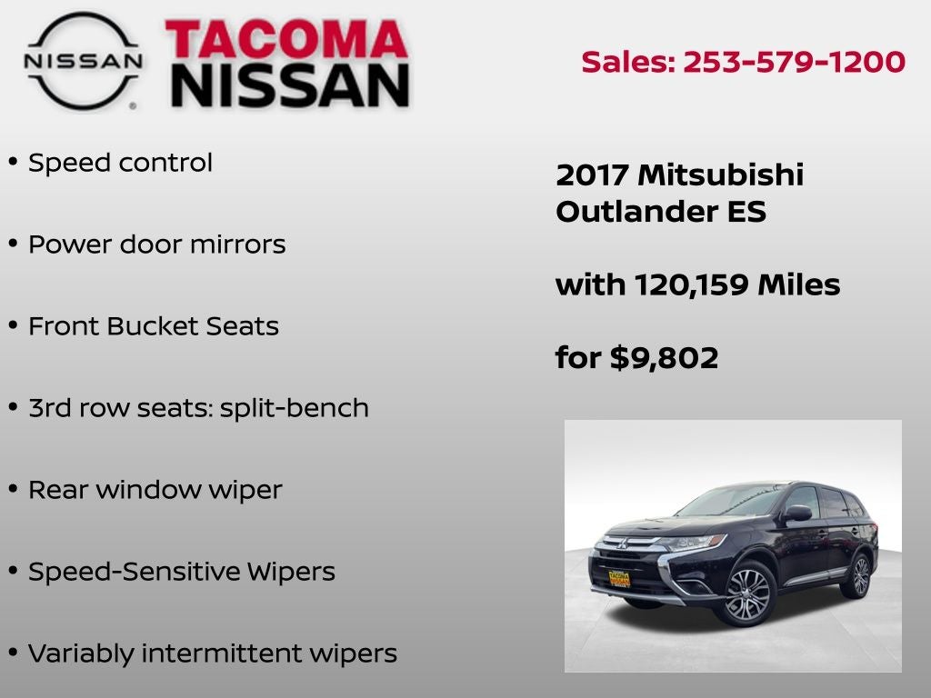 2017 Mitsubishi Outlander ES
