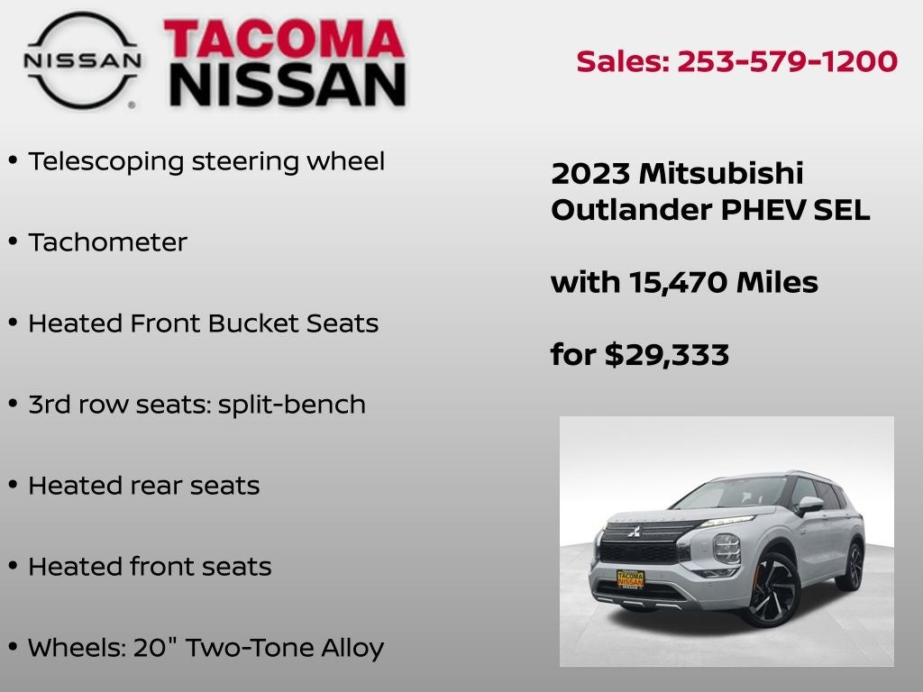 2023 Mitsubishi Outlander PHEV SEL
