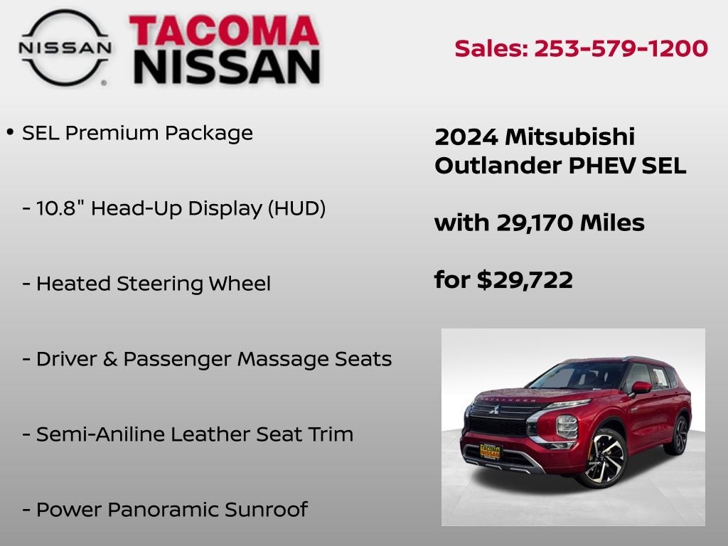 2024 Mitsubishi Outlander PHEV SEL