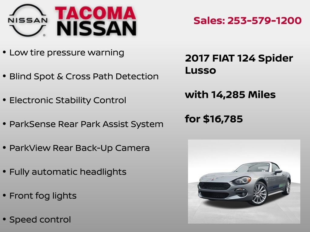 2017 FIAT 124 Spider Lusso