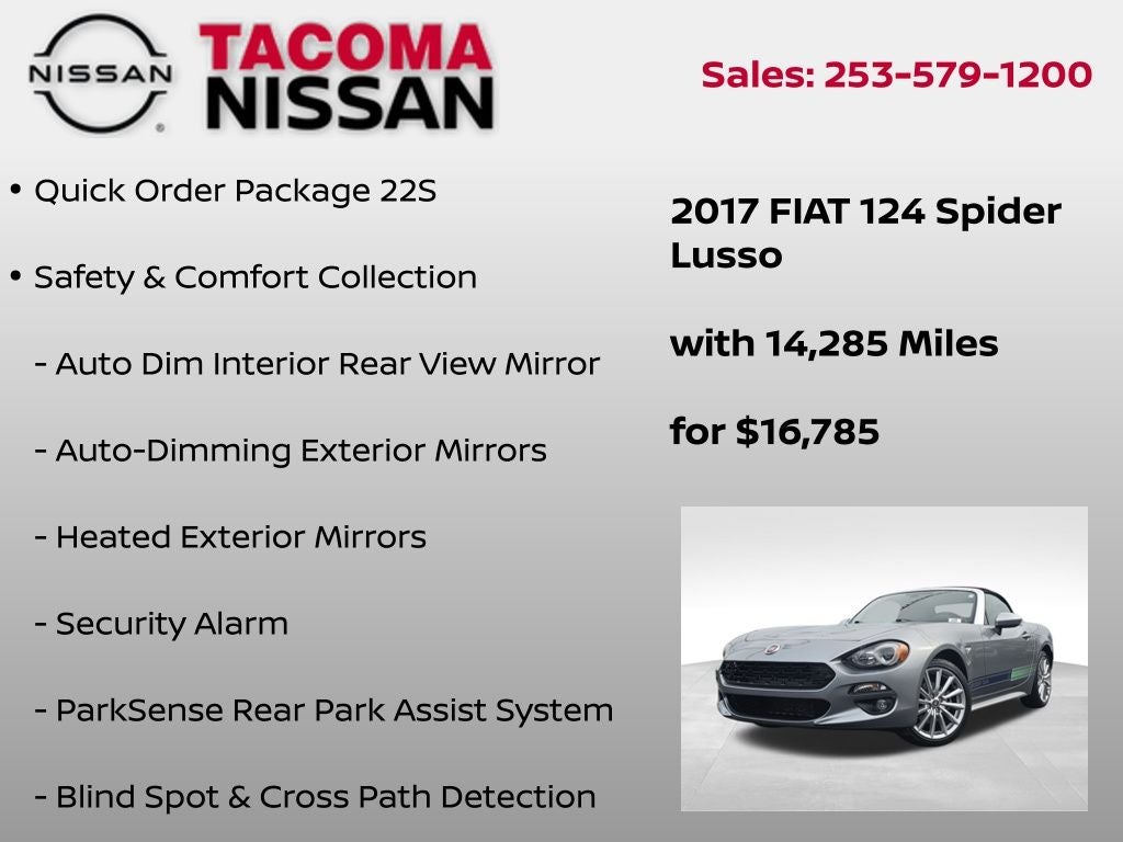 2017 FIAT 124 Spider Lusso