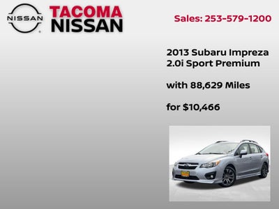 2013 Subaru Impreza 2.0i Sport Premium